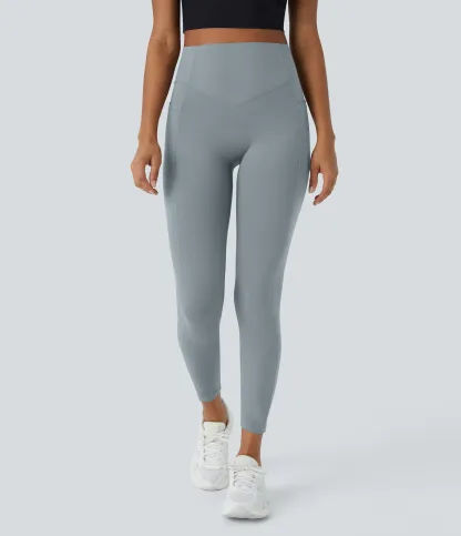 High Waisted Scrunch Butt Lifting Tummy Control Pocket Shaping Training Leggings