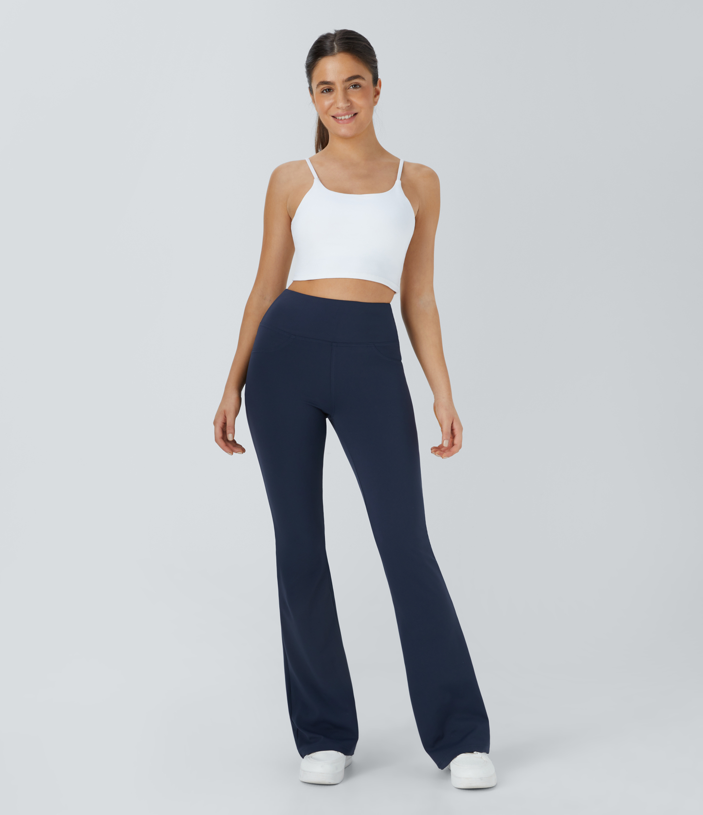High Waisted Pocket Flare Yoga Leggings