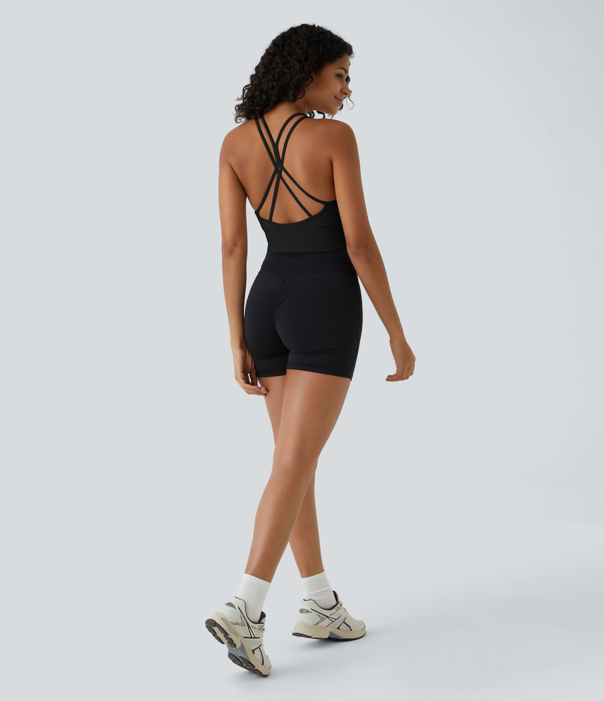OneForm Seamless Flow Low Support Ruched Double Straps Sports Bra A-C Cups