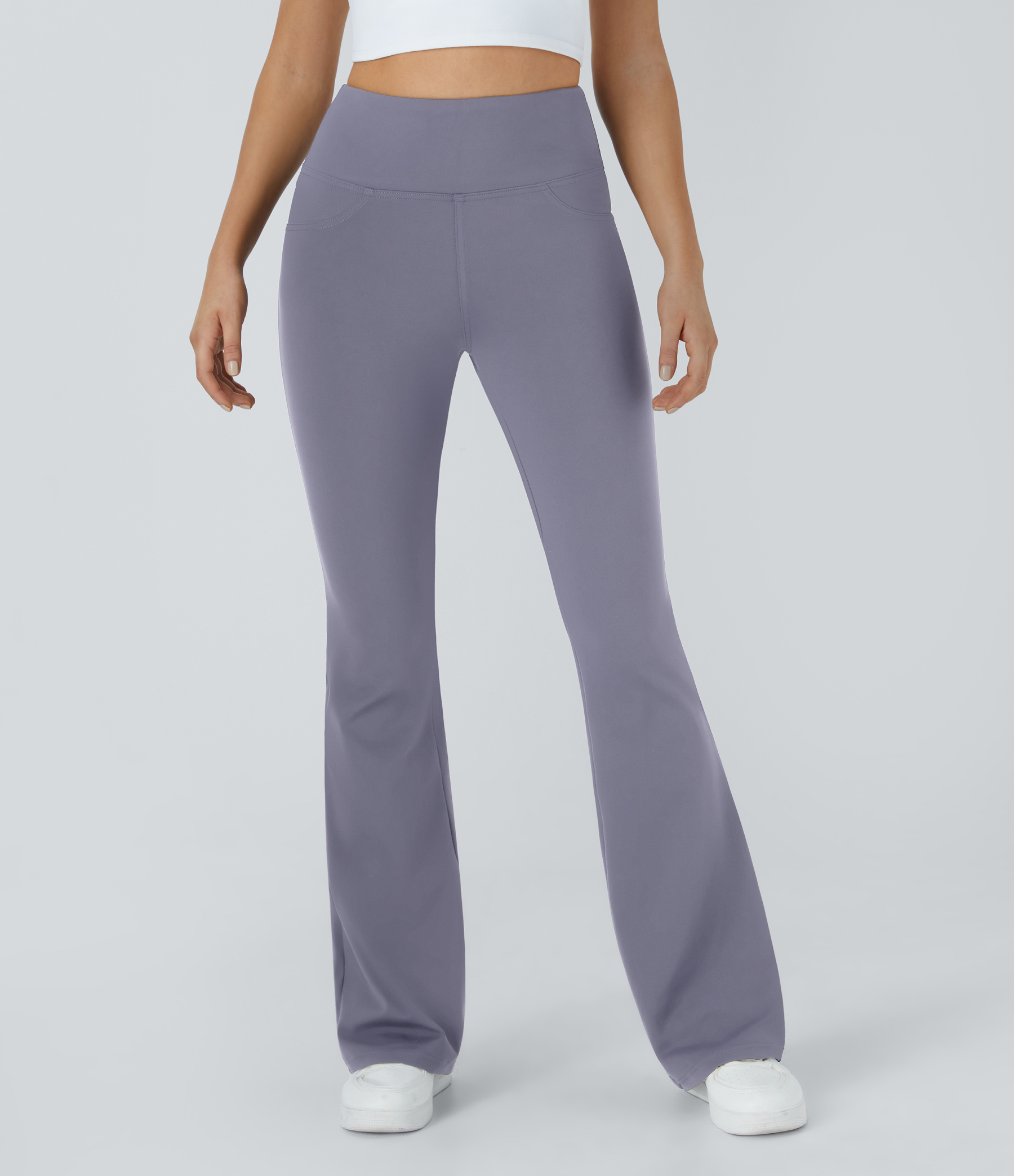 High Waisted Pocket Flare Yoga Leggings