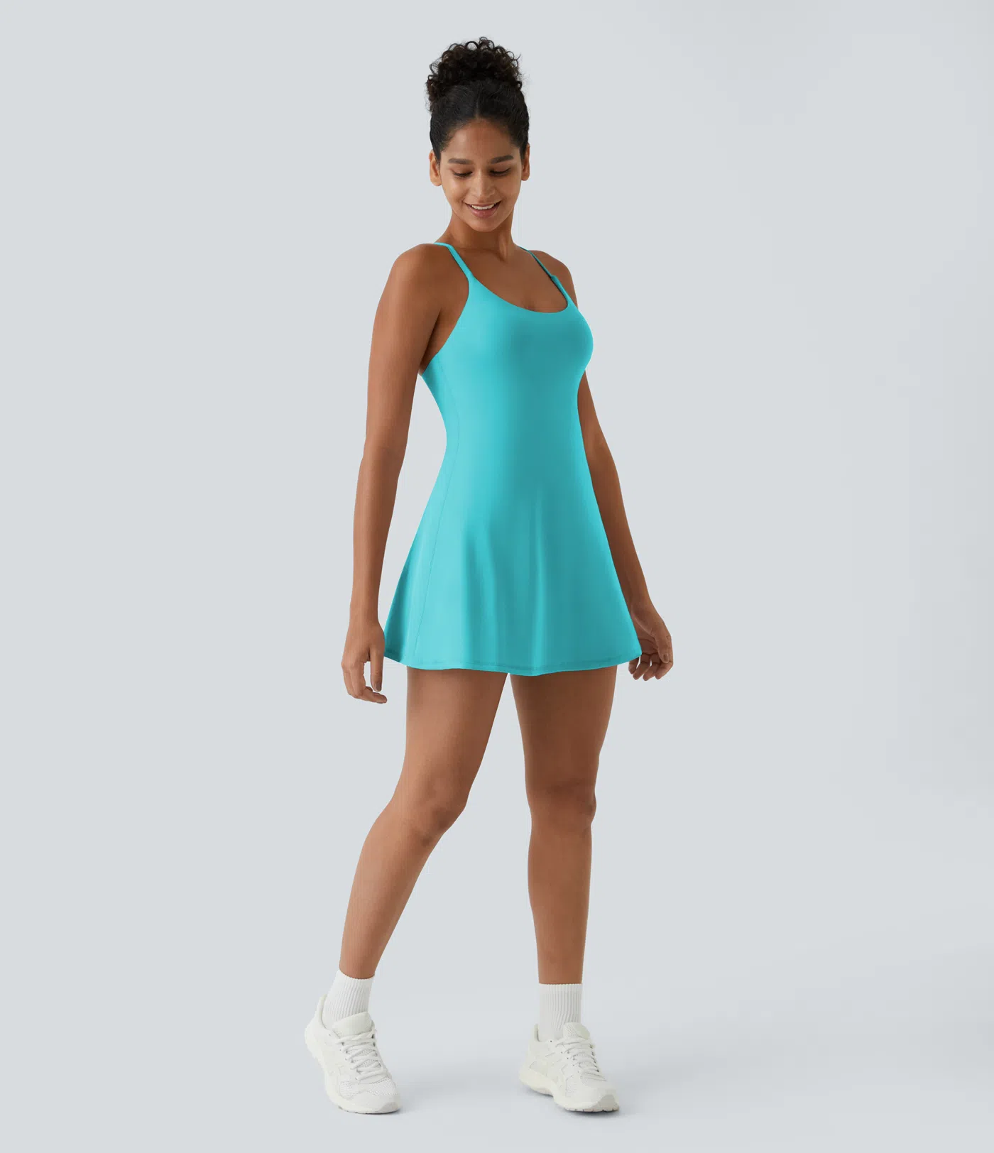 Open Back Plush Sports Dress-easy To Wear And Take Off Version