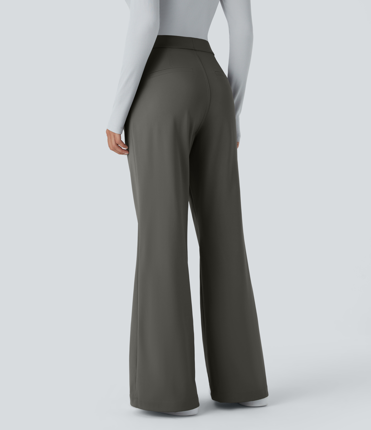 DayStretch High Waisted Pocket Work Flare Pants