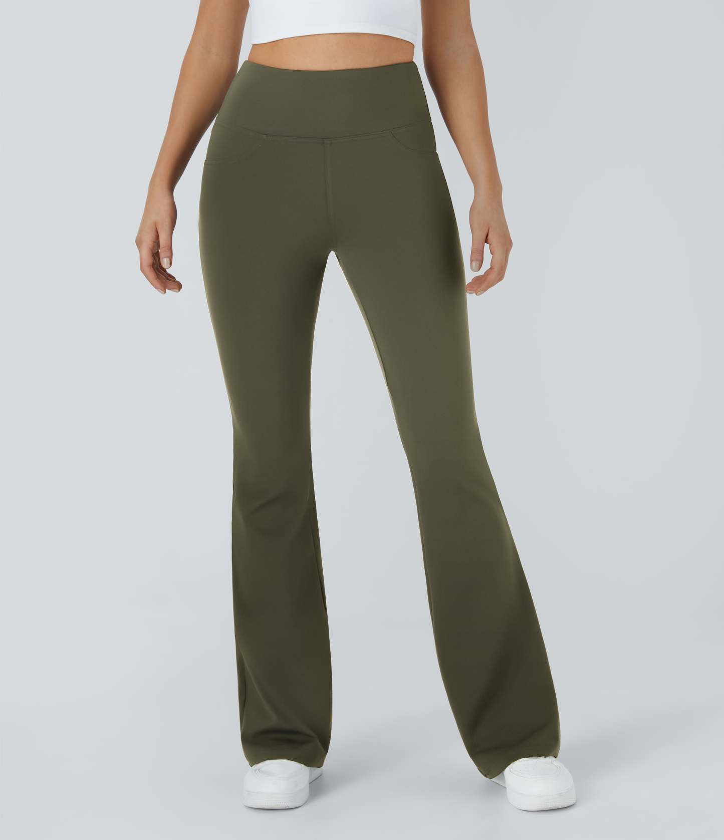 High Waisted Pocket Flare Yoga Leggings