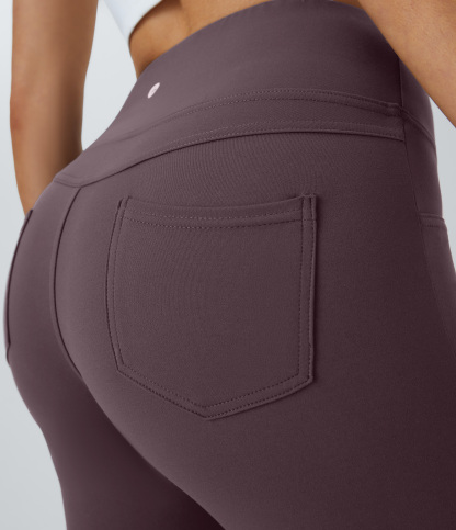 High Waisted Pocket Flare Yoga Leggings