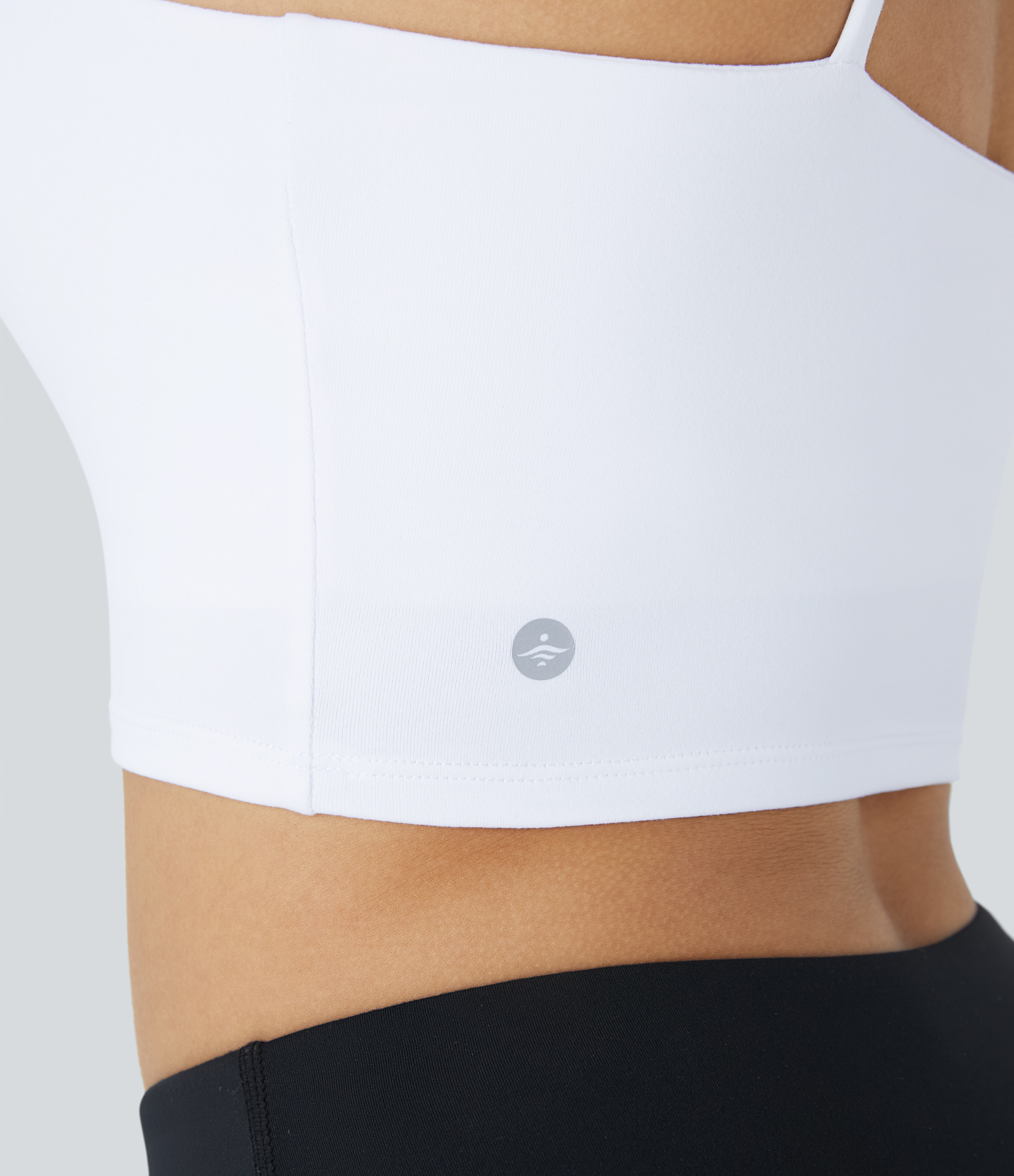 Basic Padded Workout Cropped Low Support Tank Top A-C Cups