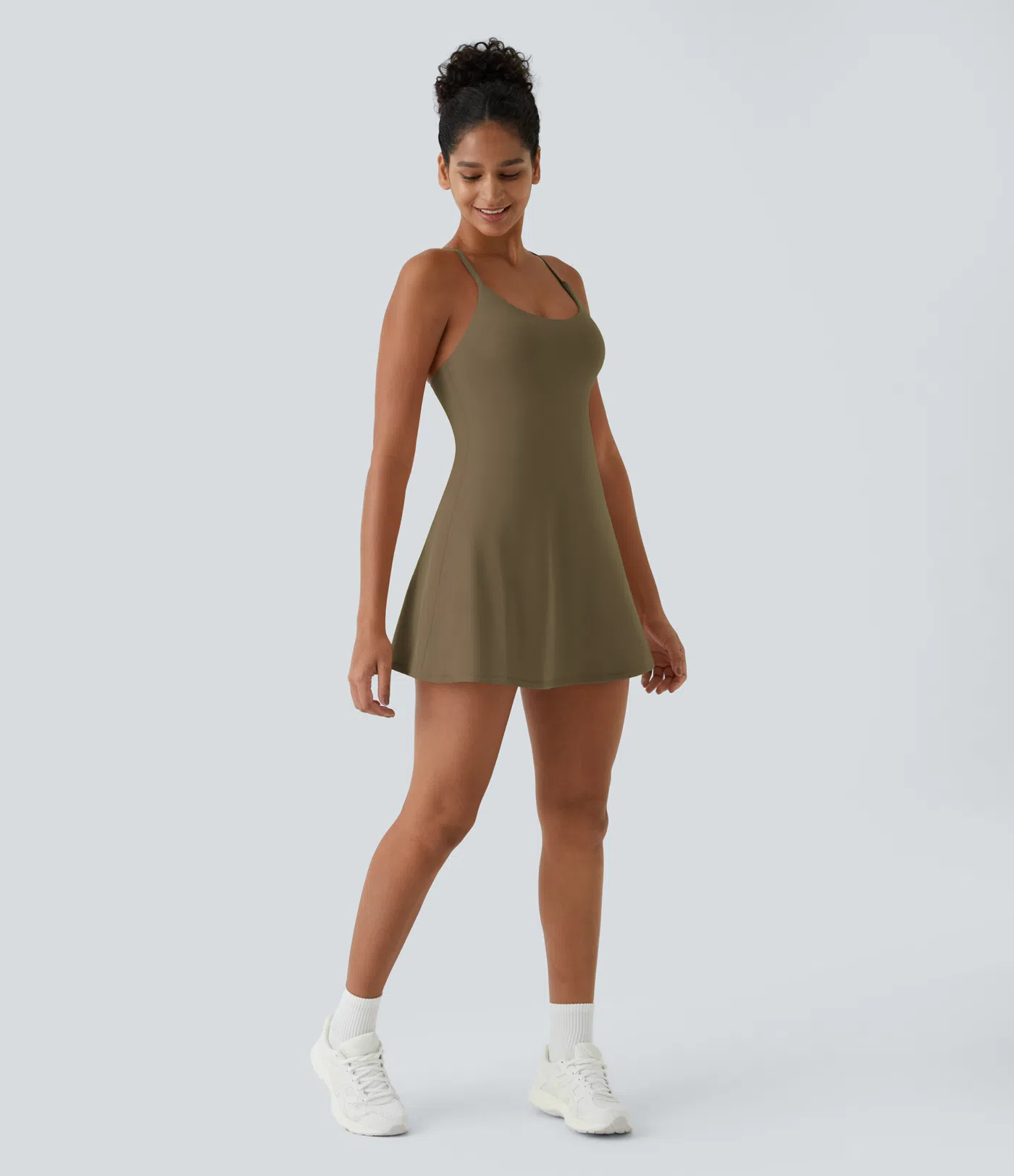 Open Back Plush Sports Dress-easy To Wear And Take Off Version