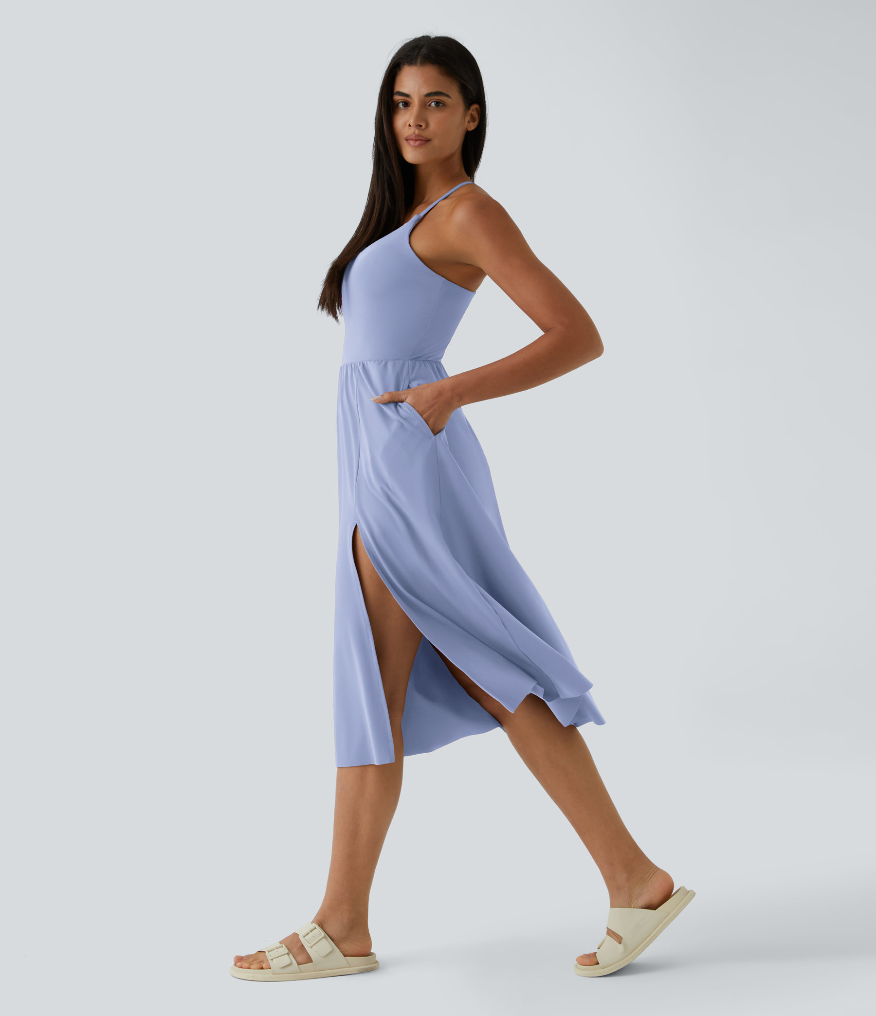 Everyday Midi Chill Dress-La Land
