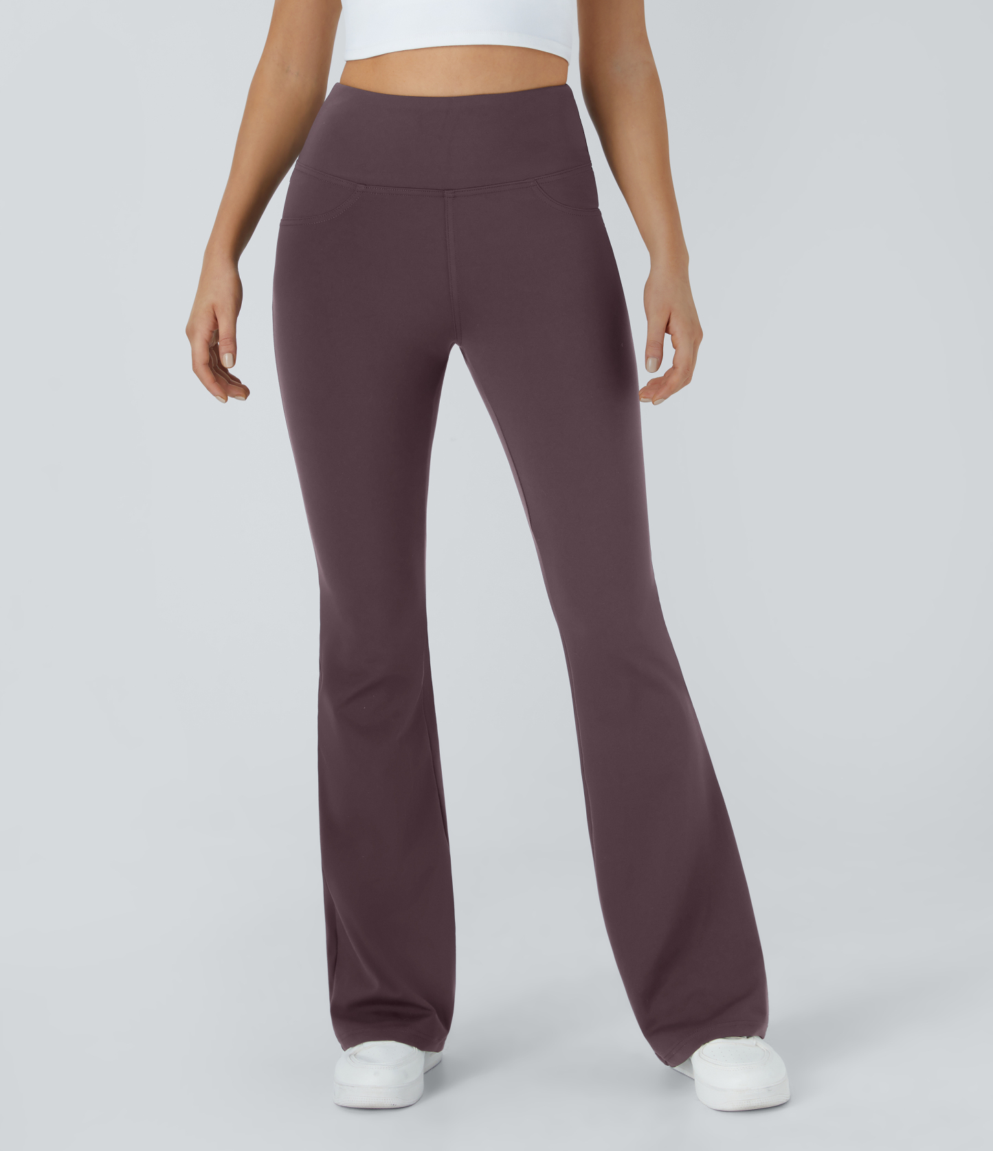 High Waisted Pocket Flare Yoga Leggings