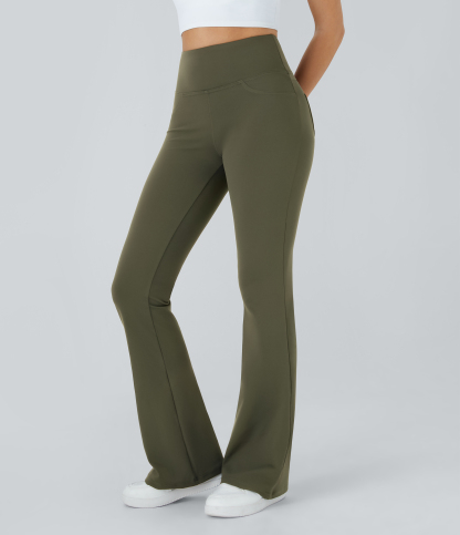 High Waisted Pocket Flare Yoga Leggings