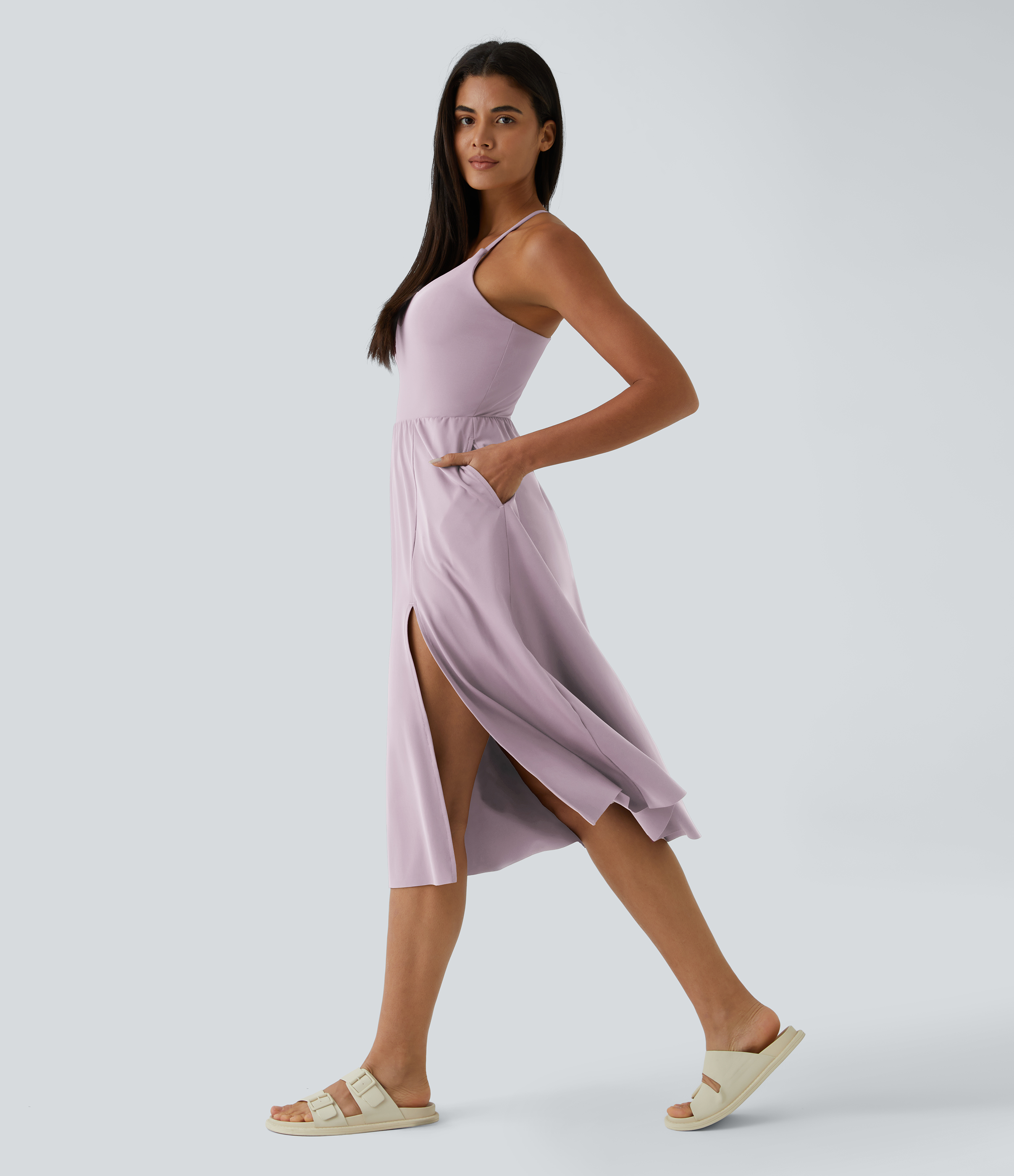 Everyday Midi Chill Dress-La Land