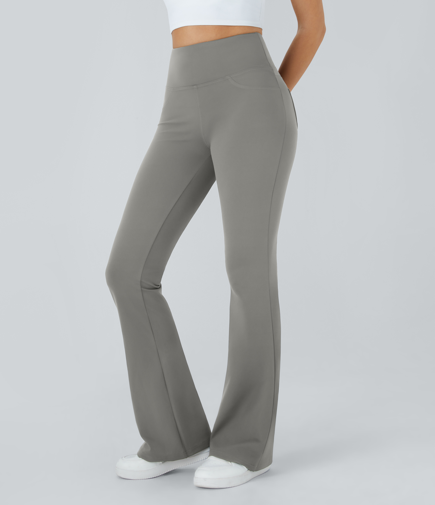 High Waisted Pocket Flare Yoga Leggings