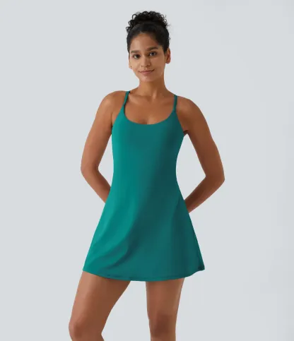 Open Back Plush Sports Dress-easy To Wear And Take Off Version