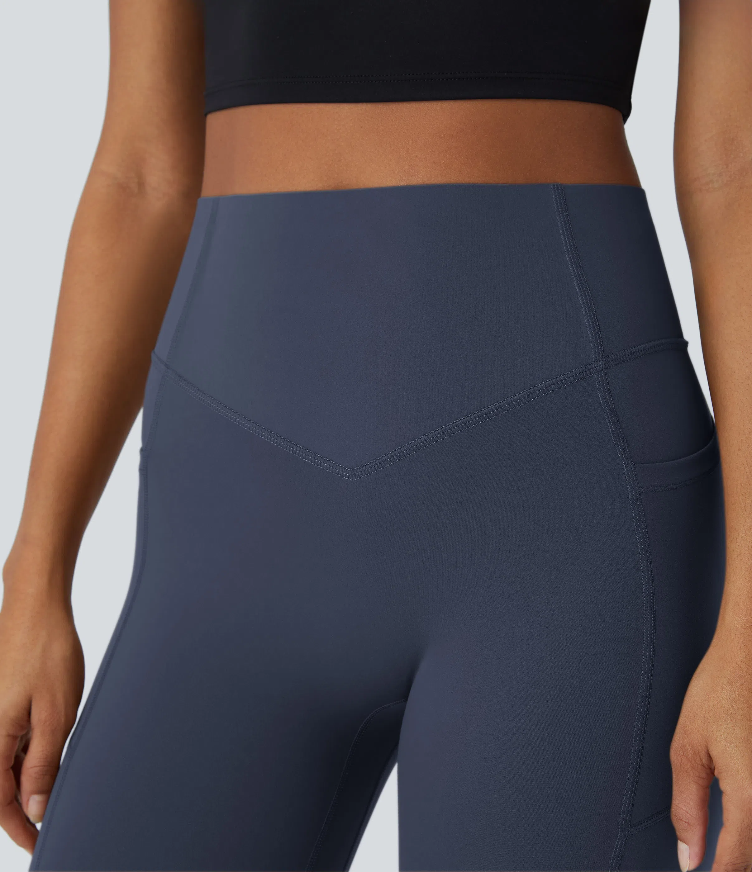 High Waisted Scrunch Butt Lifting Tummy Control Pocket Shaping Training Leggings