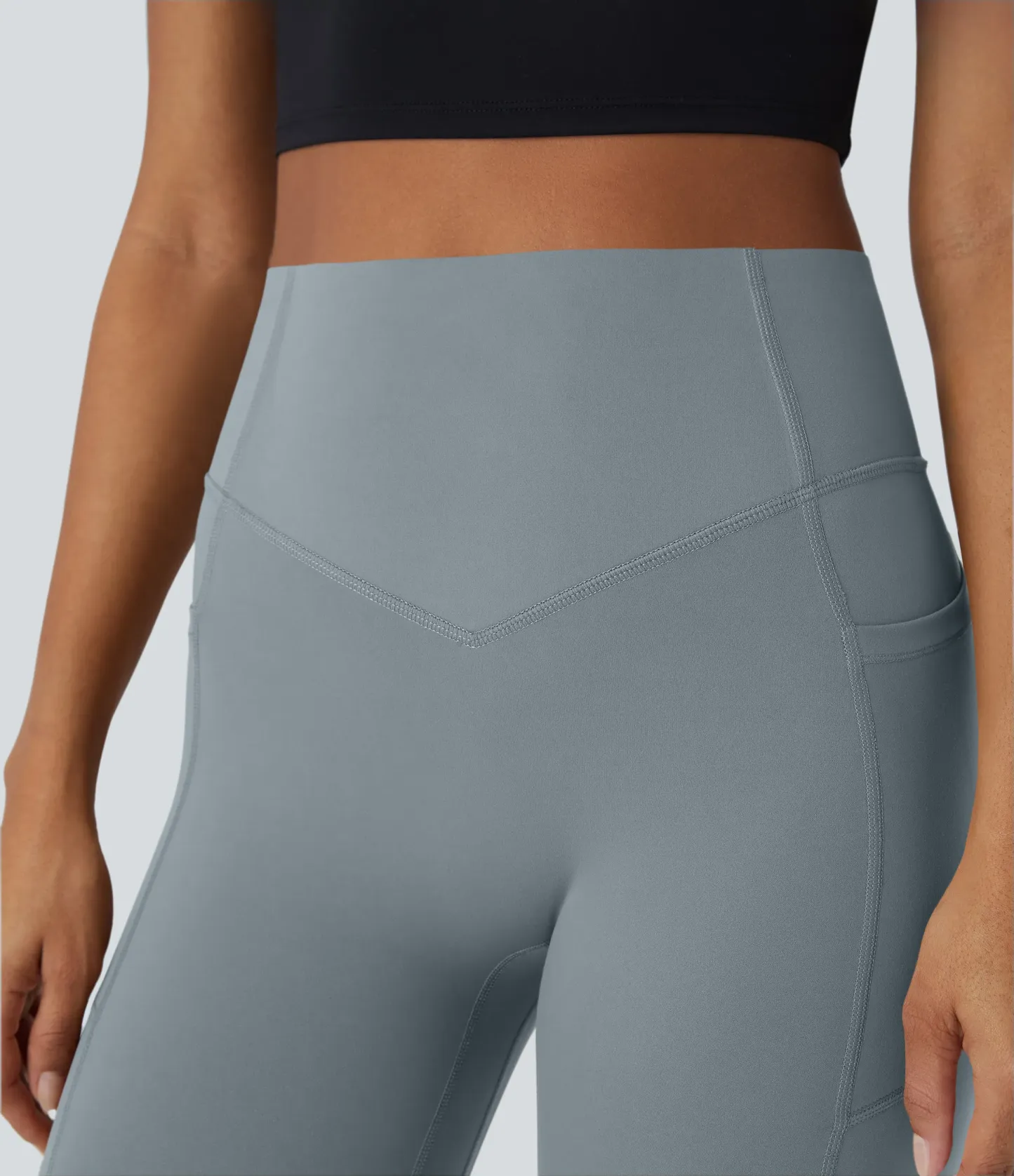 High Waisted Scrunch Butt Lifting Tummy Control Pocket Shaping Training Leggings