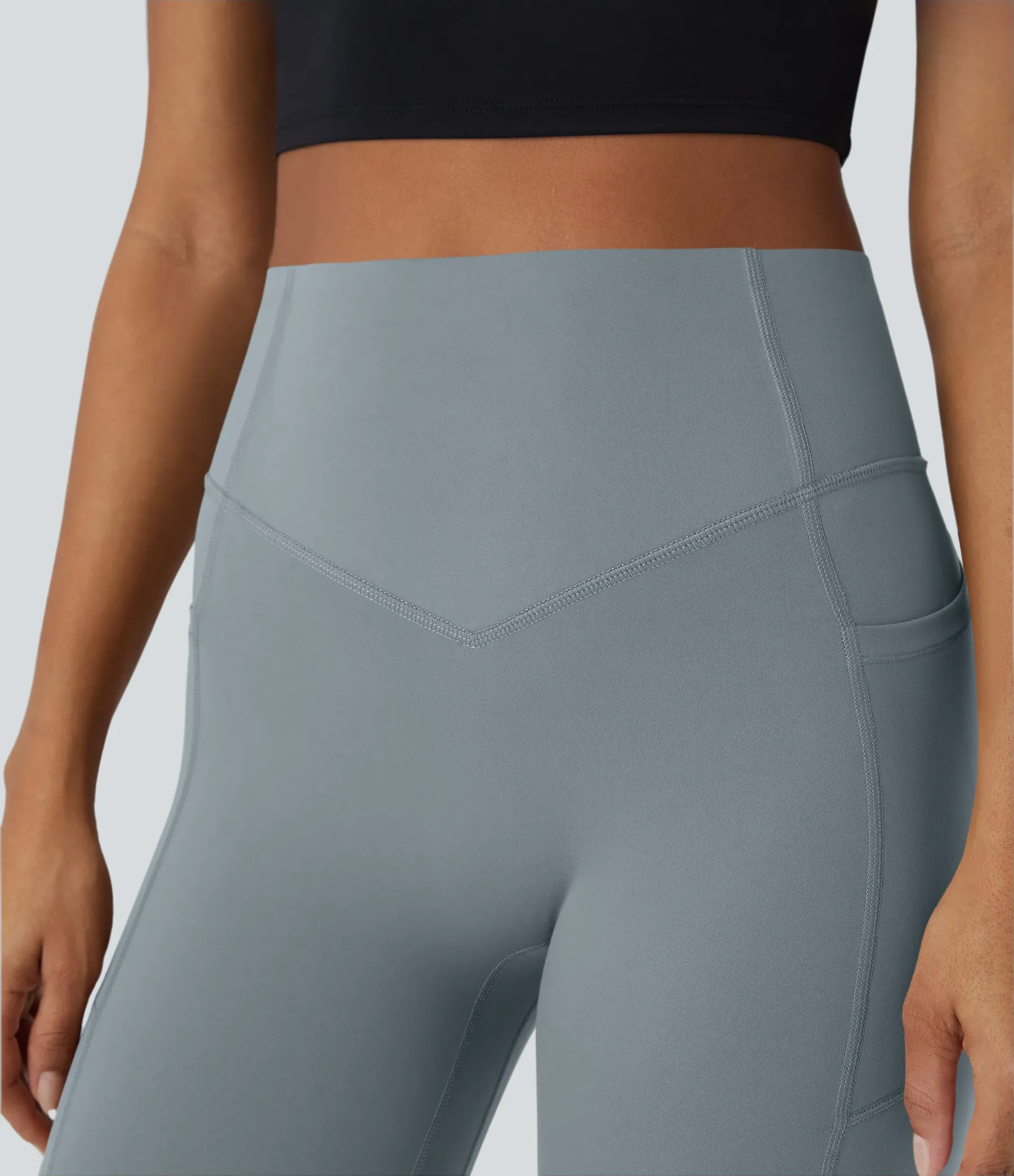 High Waisted Scrunch Butt Lifting Tummy Control Pocket Shaping Training Leggings