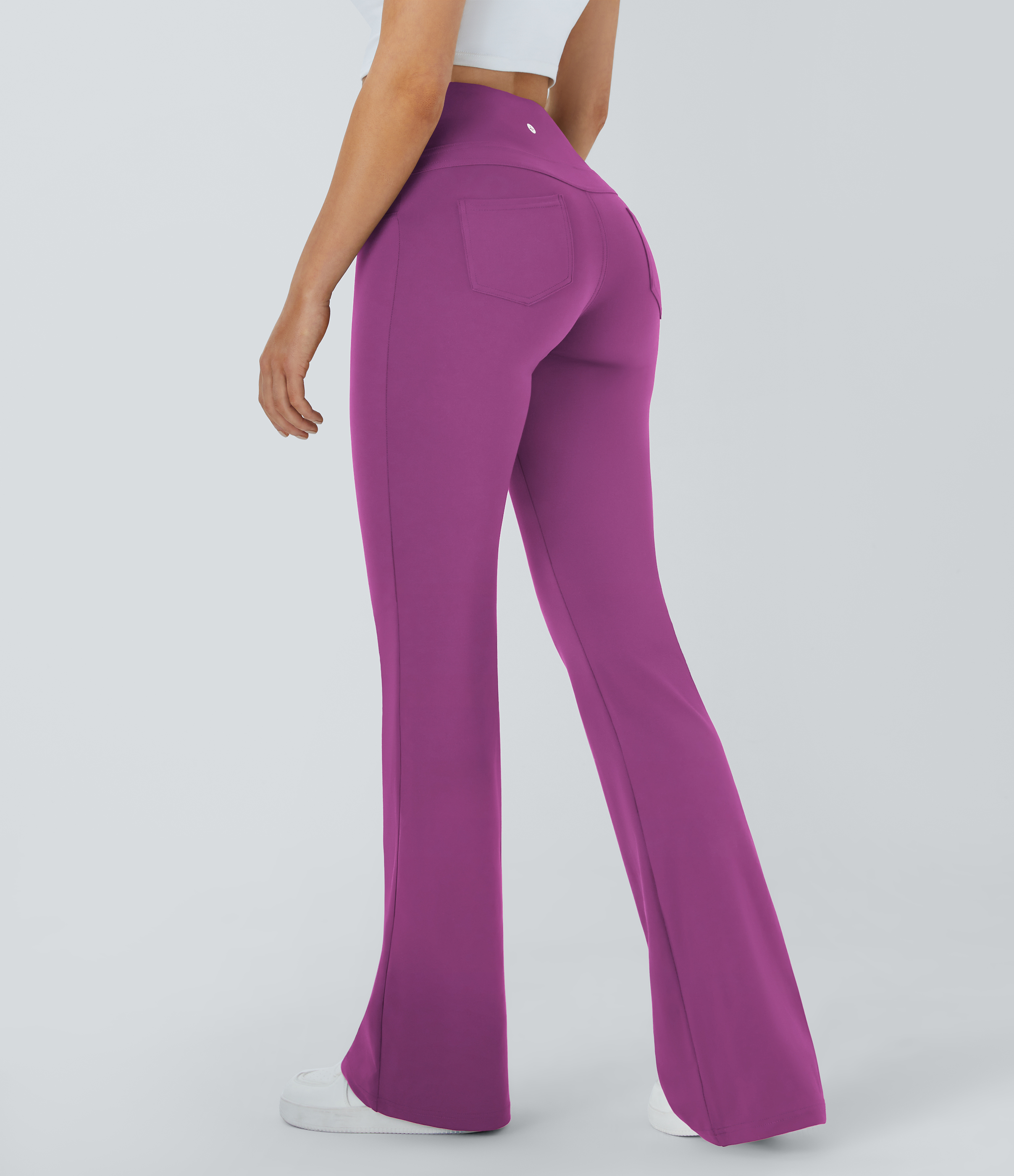 High Waisted Pocket Flare Yoga Leggings