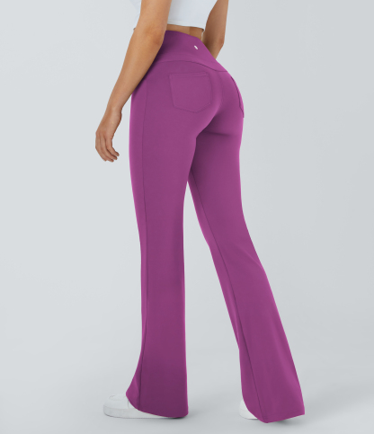 High Waisted Pocket Flare Yoga Leggings