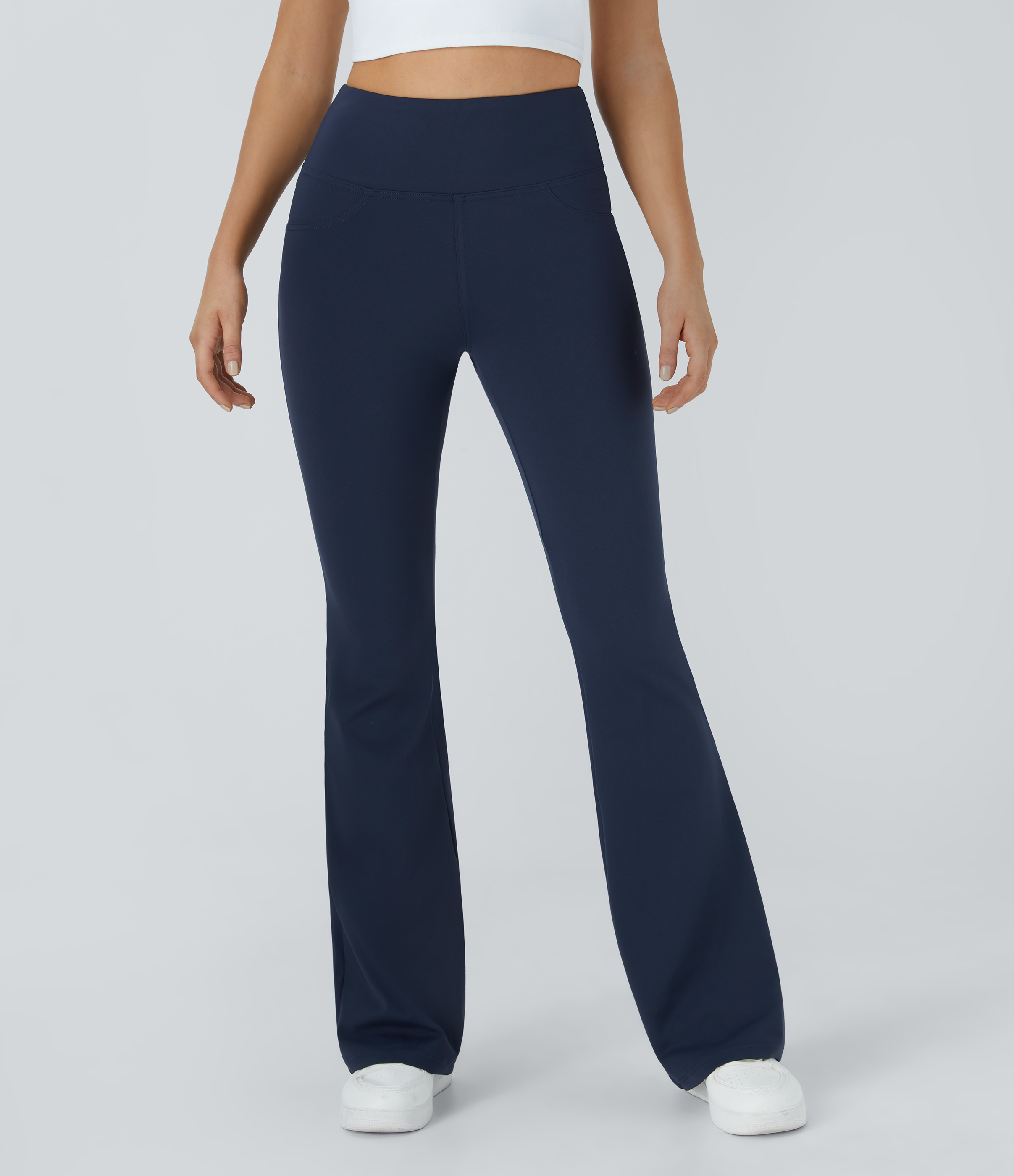 High Waisted Pocket Flare Yoga Leggings