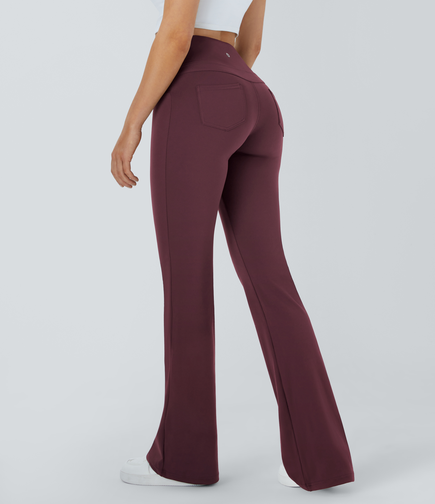 High Waisted Pocket Flare Yoga Leggings