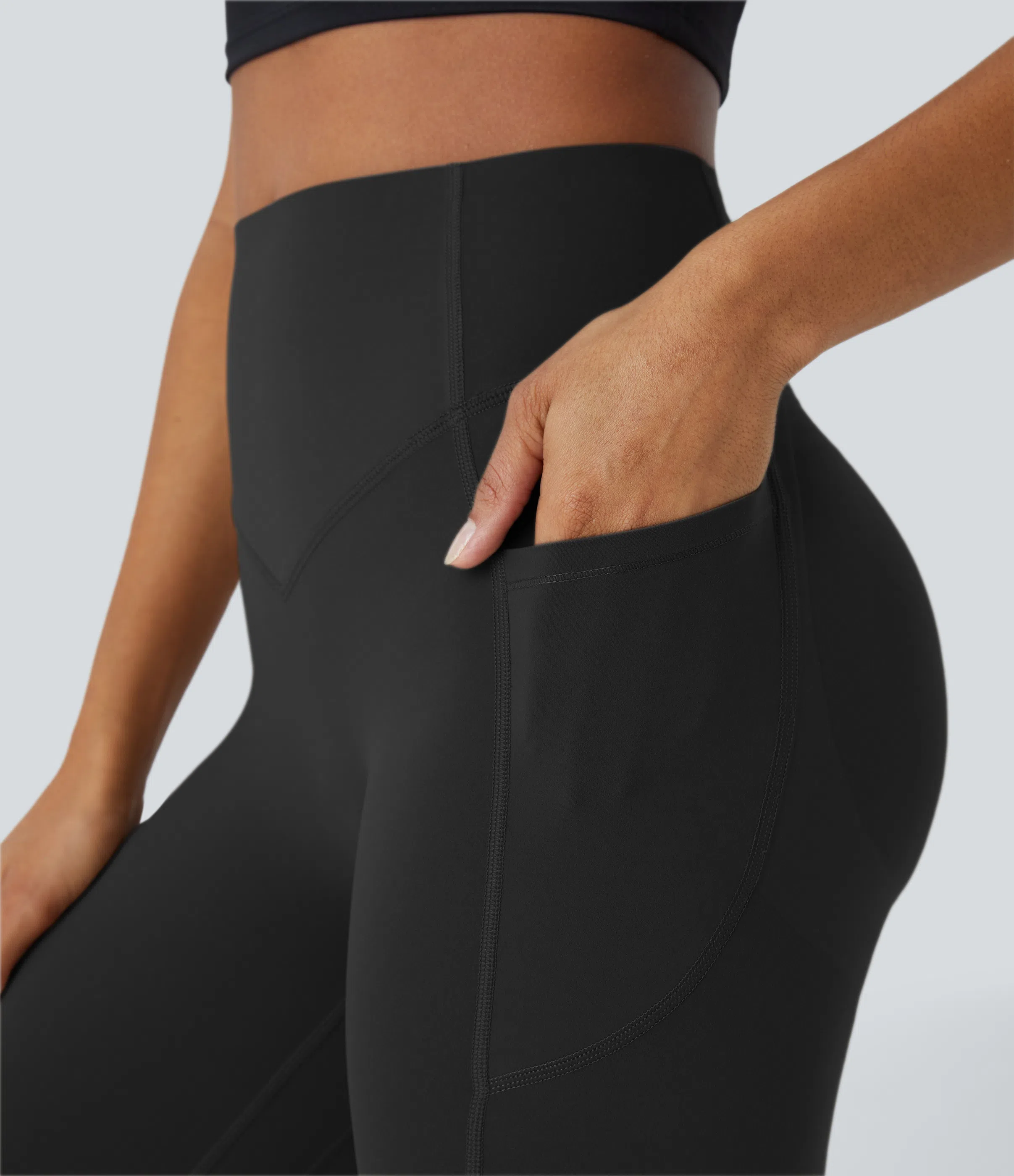High Waisted Scrunch Butt Lifting Tummy Control Pocket Shaping Training Leggings