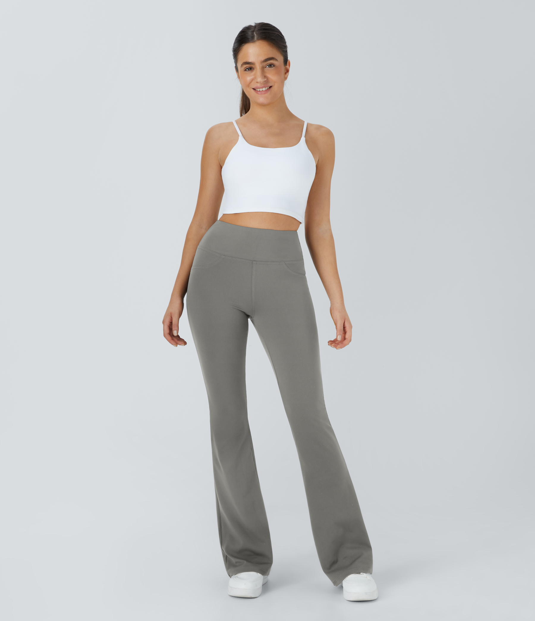 High Waisted Pocket Flare Yoga Leggings