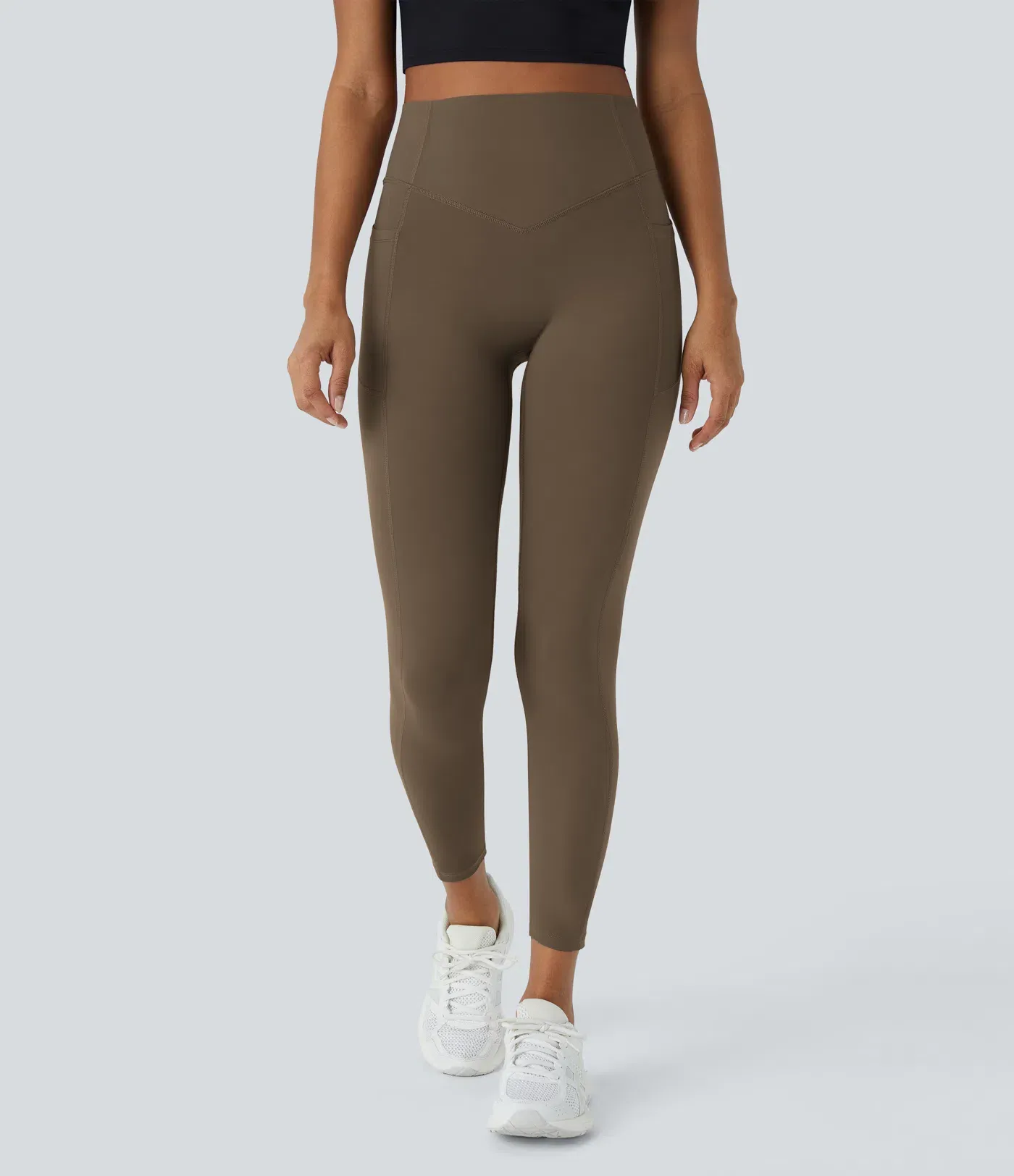 High Waisted Scrunch Butt Lifting Tummy Control Pocket Shaping Training Leggings