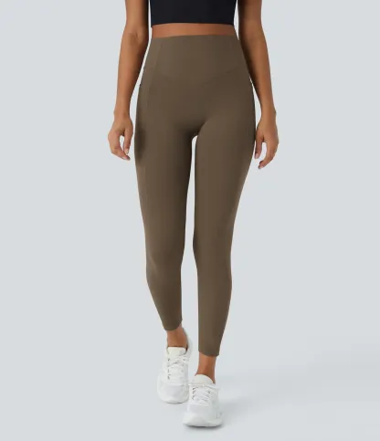 High Waisted Scrunch Butt Lifting Tummy Control Pocket Shaping Training Leggings