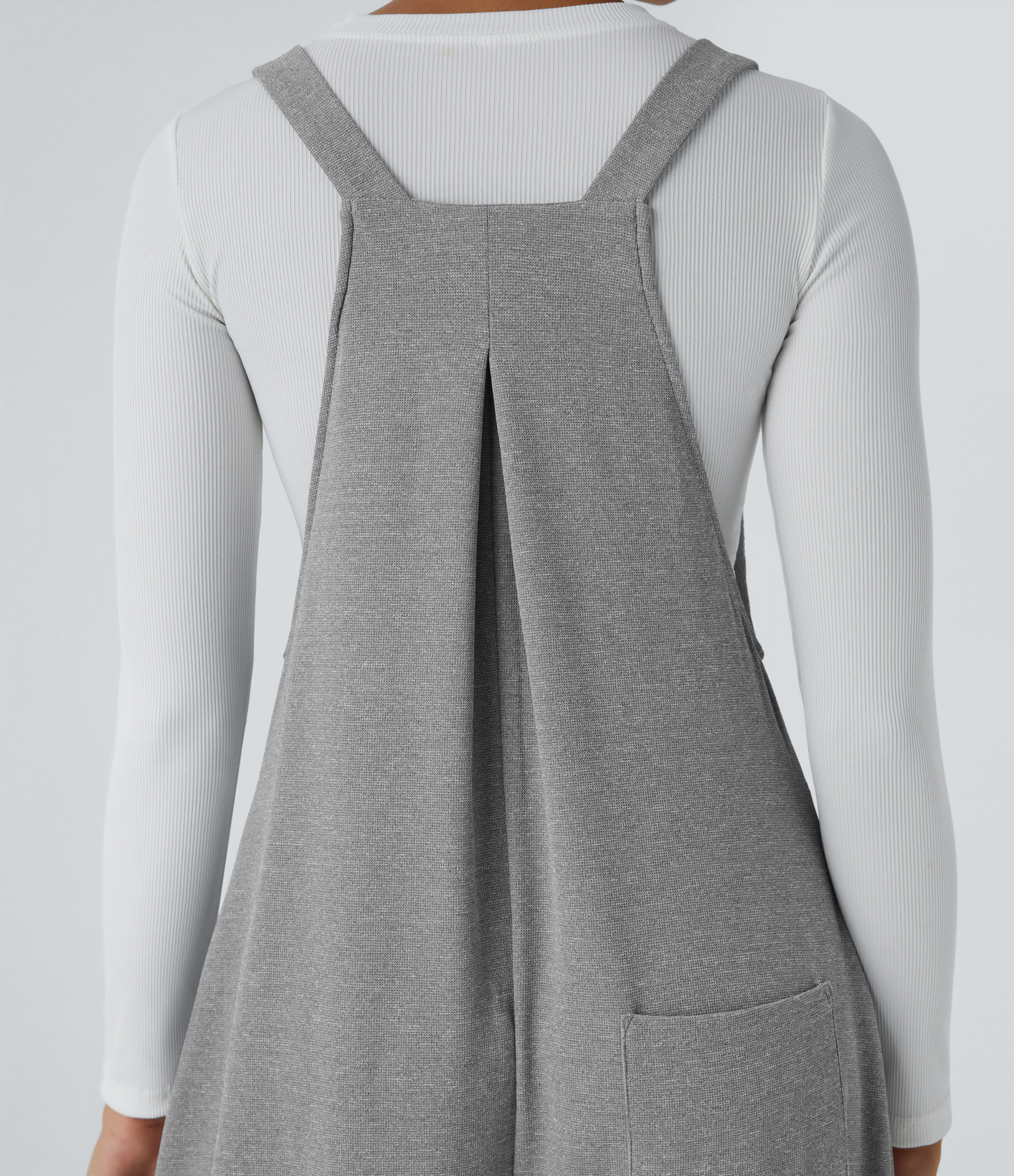 Pockets Waffle Casual Overalls