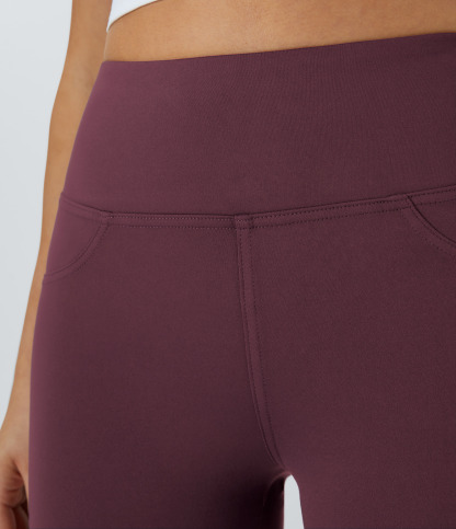 High Waisted Pocket Flare Yoga Leggings
