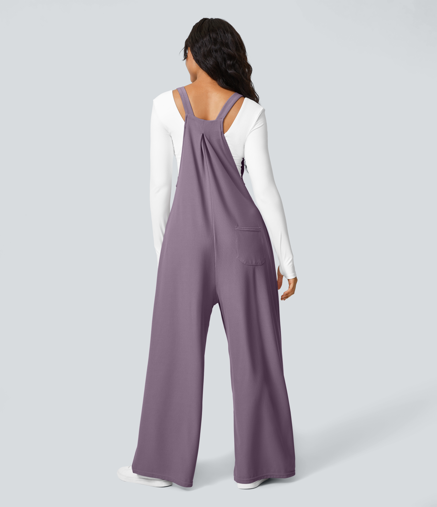 Pockets Waffle Casual Overalls