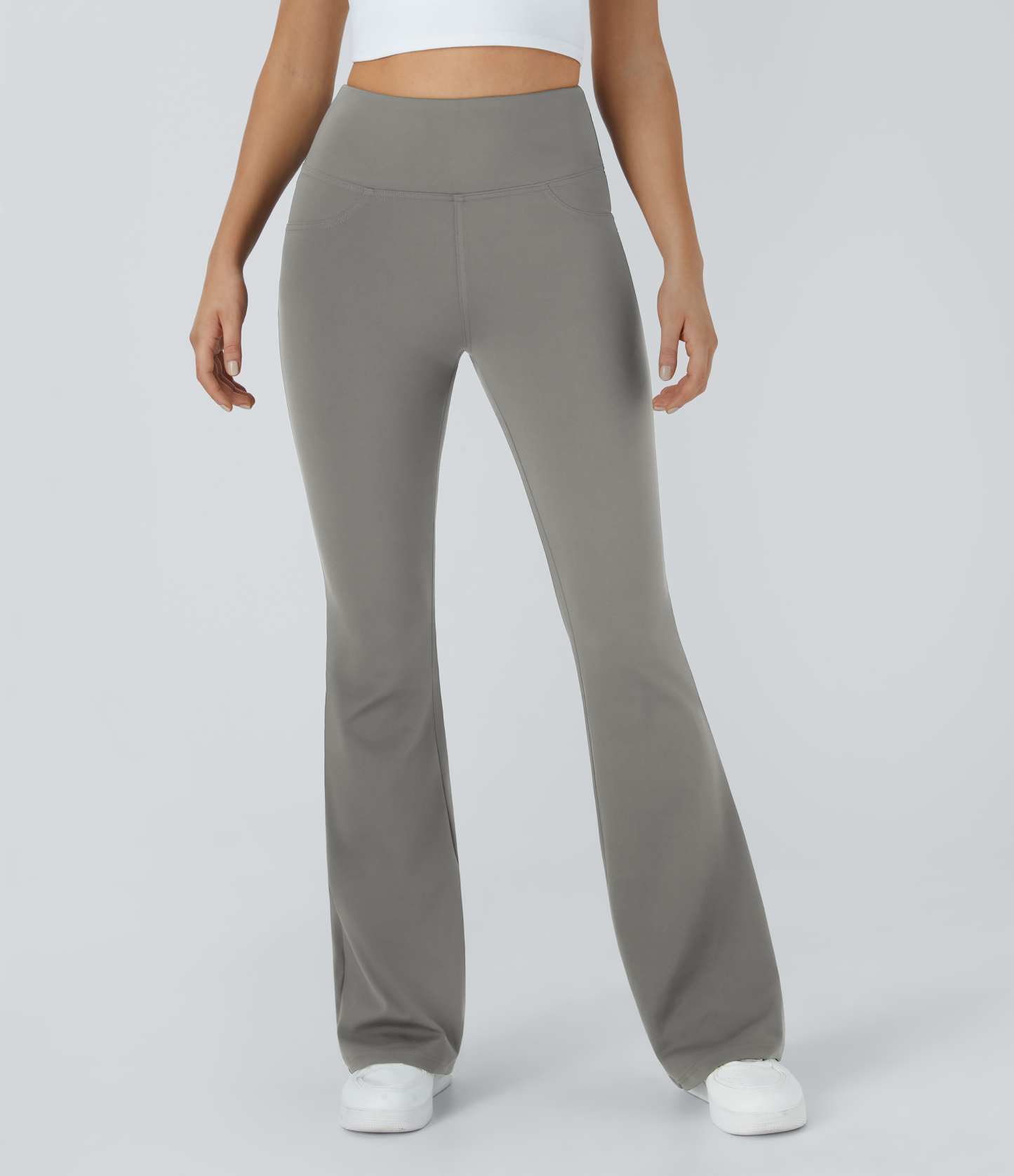 High Waisted Pocket Flare Yoga Leggings