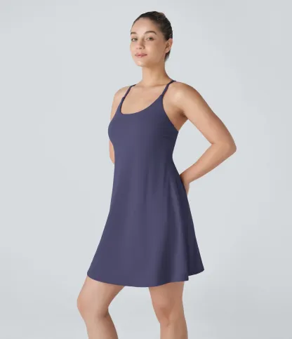 Backless Extended Plush Sports Dress-easy To Wear And Take Off Version