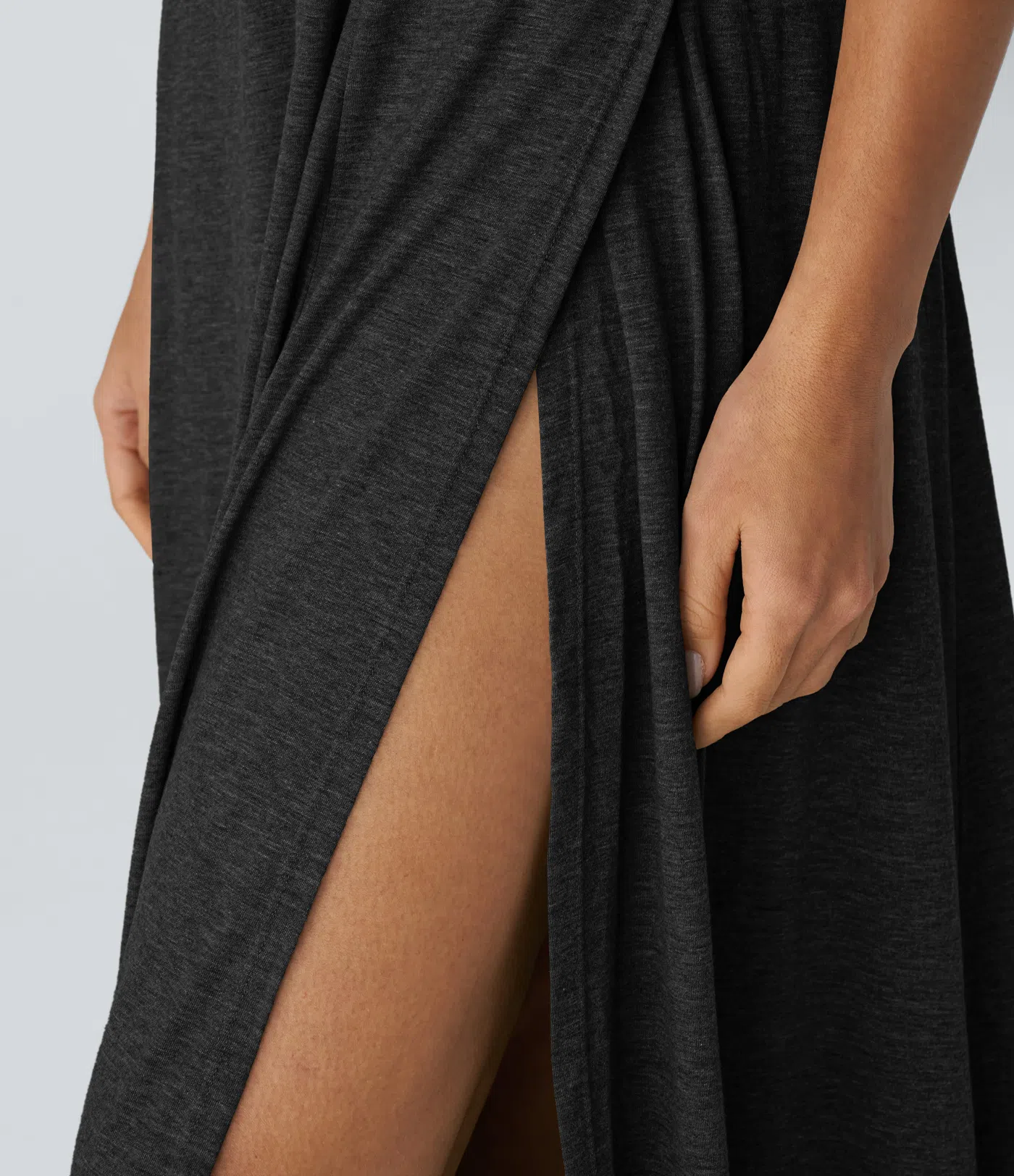 U-Neck Elegant Long Casual Sling Dress