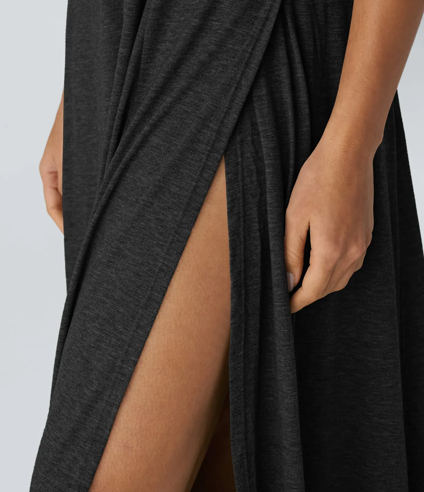 U-Neck Elegant Long Casual Sling Dress