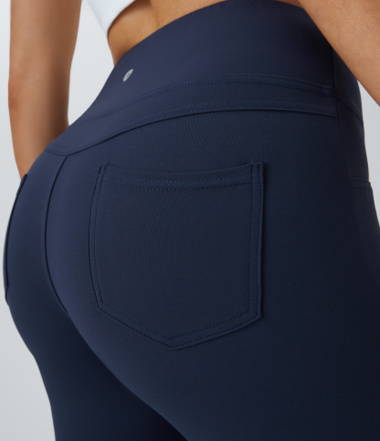 High Waisted Pocket Flare Yoga Leggings
