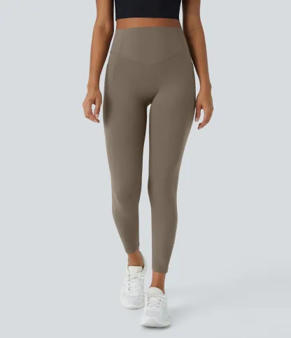 High Waisted Scrunch Butt Lifting Tummy Control Pocket Shaping Training Leggings