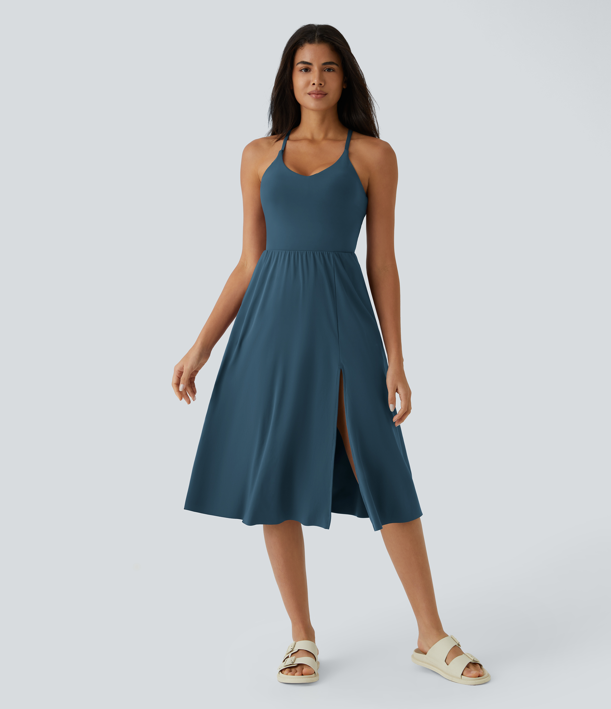Everyday Midi Chill Dress-La Land