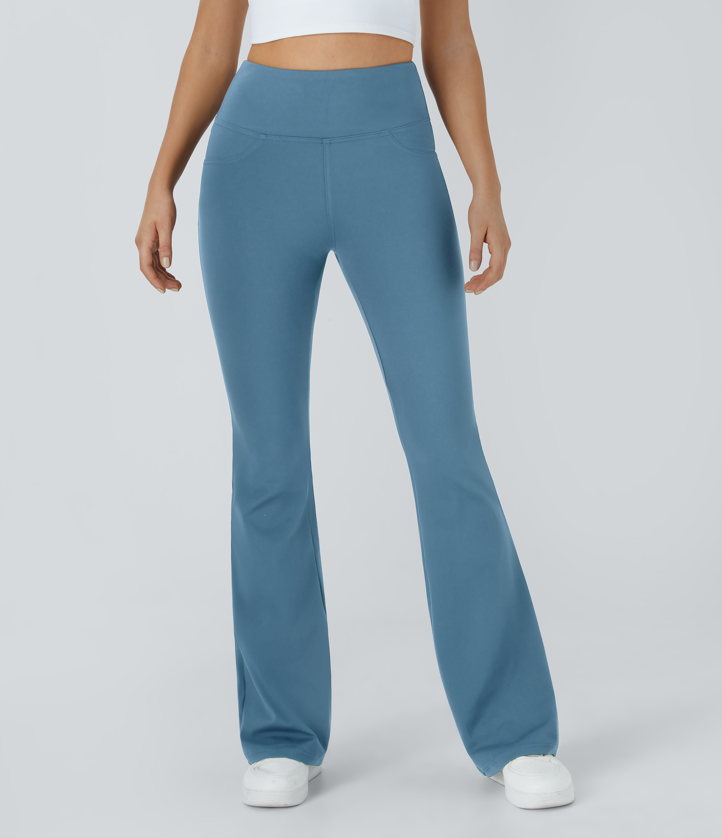 High Waisted Pocket Flare Yoga Leggings