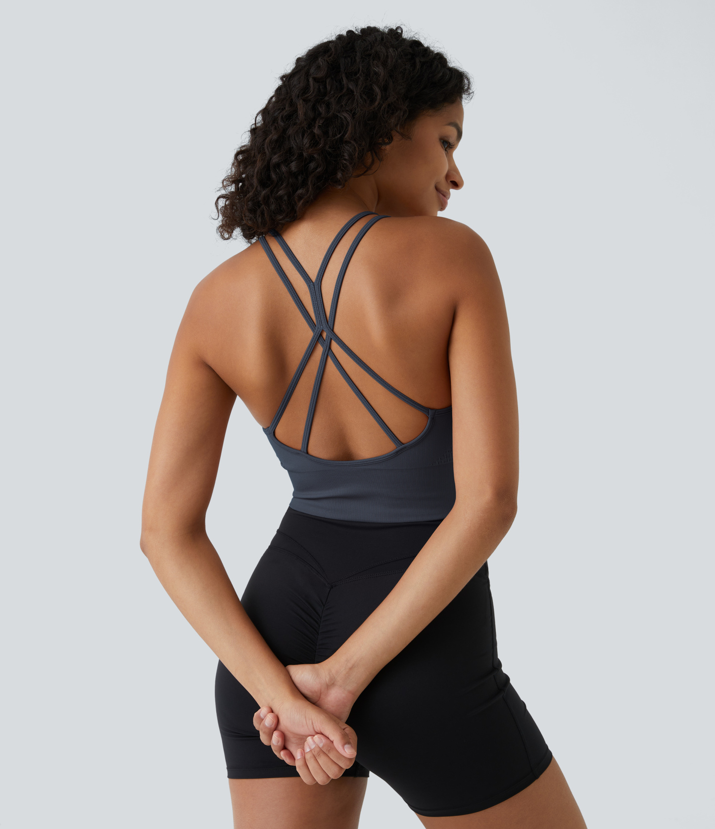 OneForm Seamless Flow Low Support Ruched Double Straps Sports Bra A-C Cups