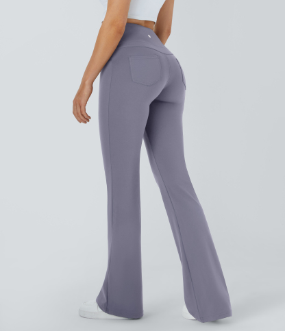 High Waisted Pocket Flare Yoga Leggings