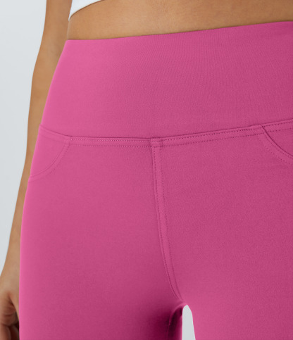 High Waisted Pocket Flare Yoga Leggings