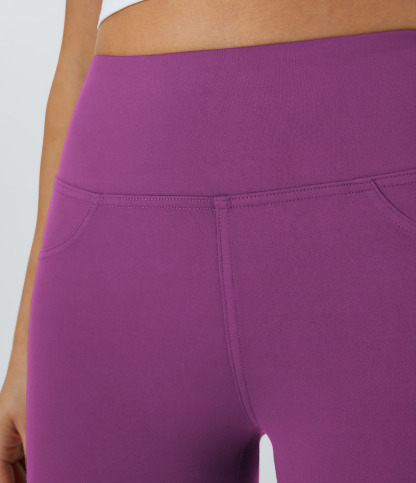 High Waisted Pocket Flare Yoga Leggings
