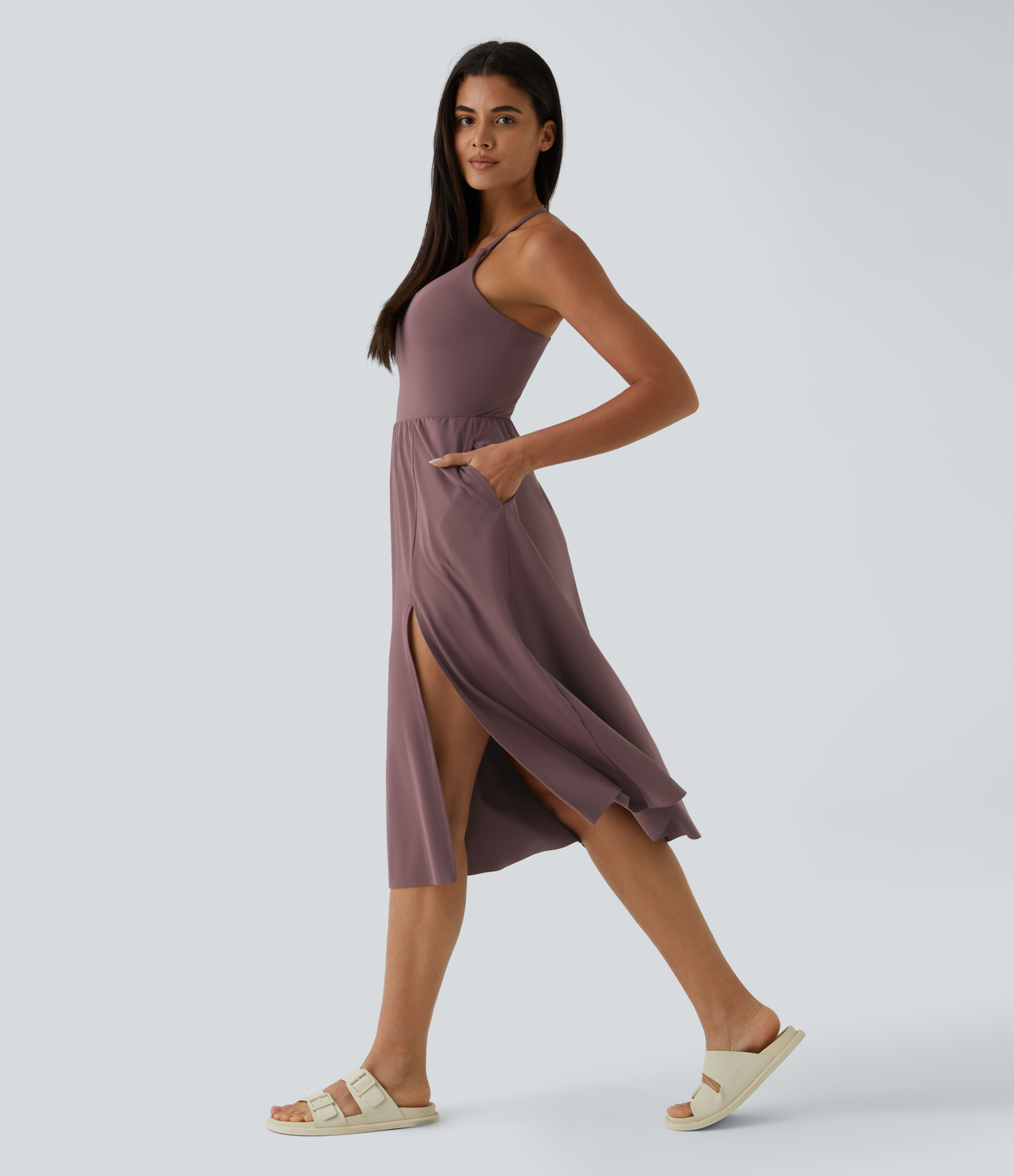 Everyday Midi Chill Dress-La Land