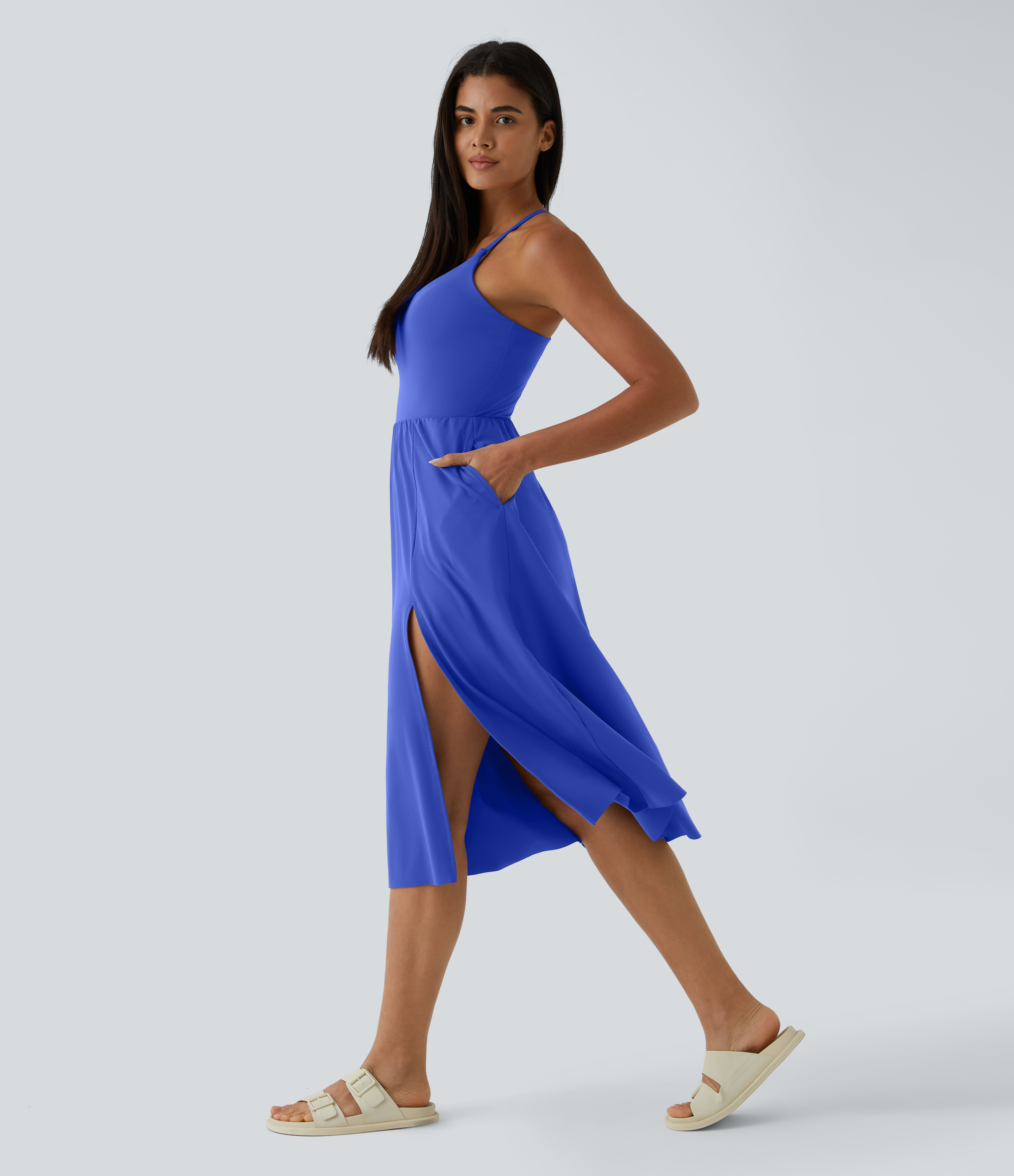 Everyday Midi Chill Dress-La Land