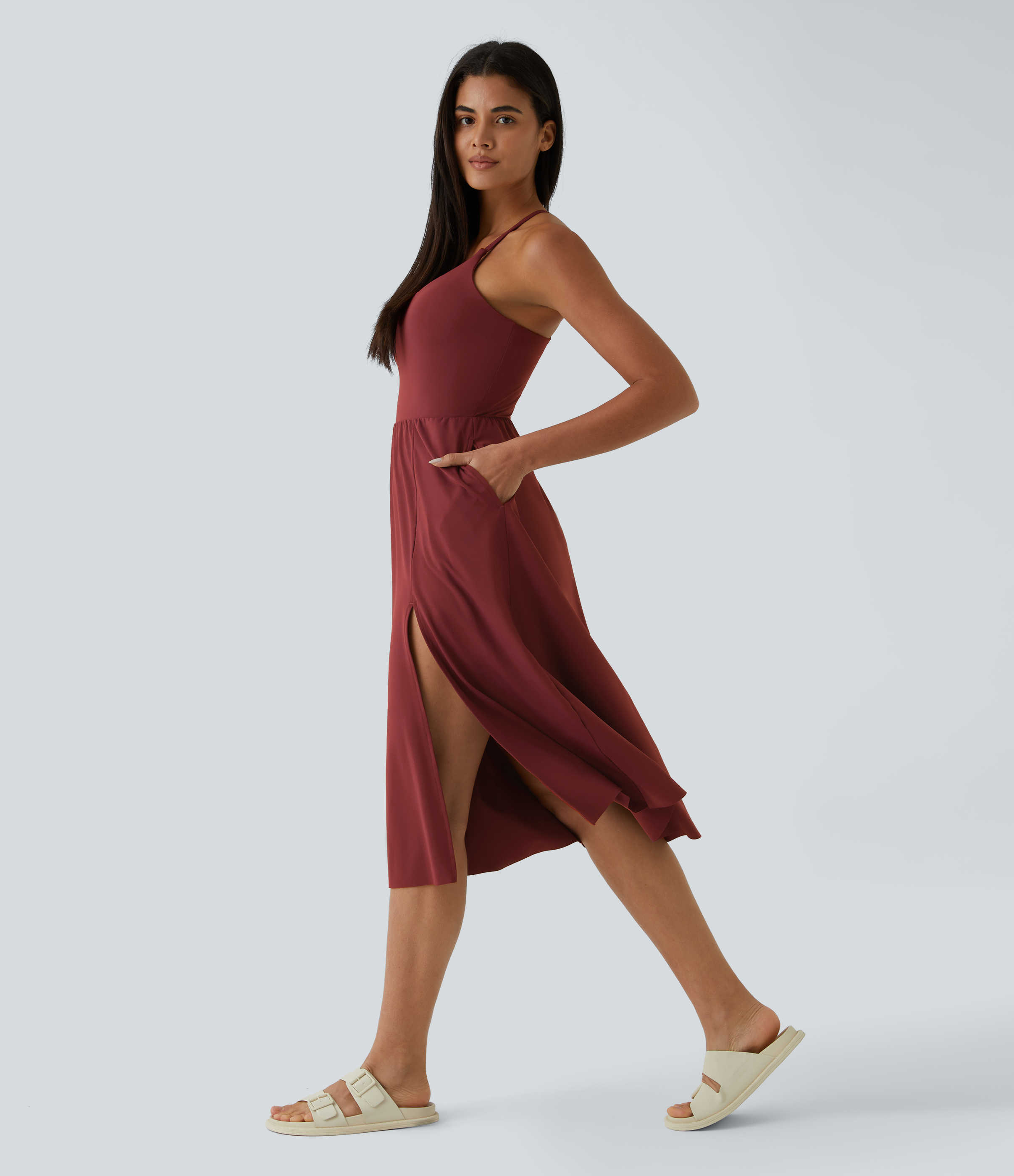 Everyday Midi Chill Dress-La Land
