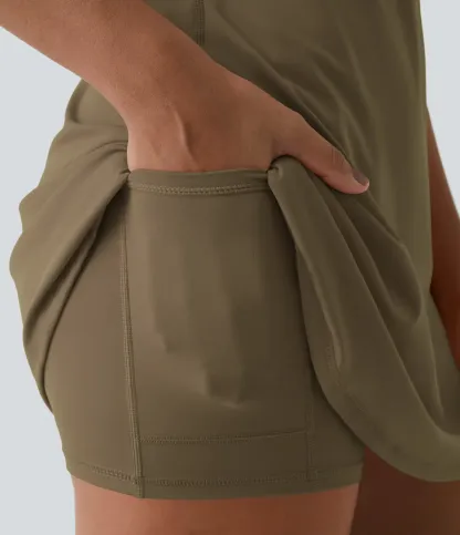 Open Back Plush Sports Dress-easy To Wear And Take Off Version