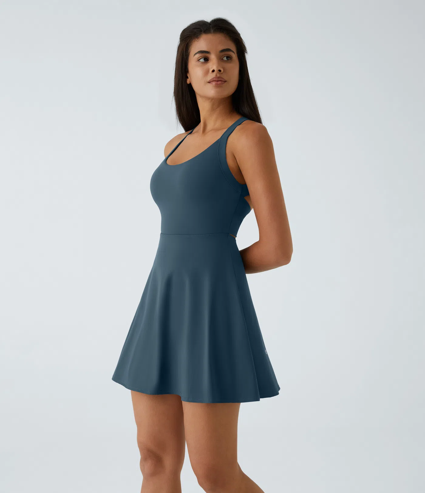 Lightweight Backless Kink Horn Low Support Dance Sports Dress-extended-easy To Put On And Take Off Version Of The A- C Cup