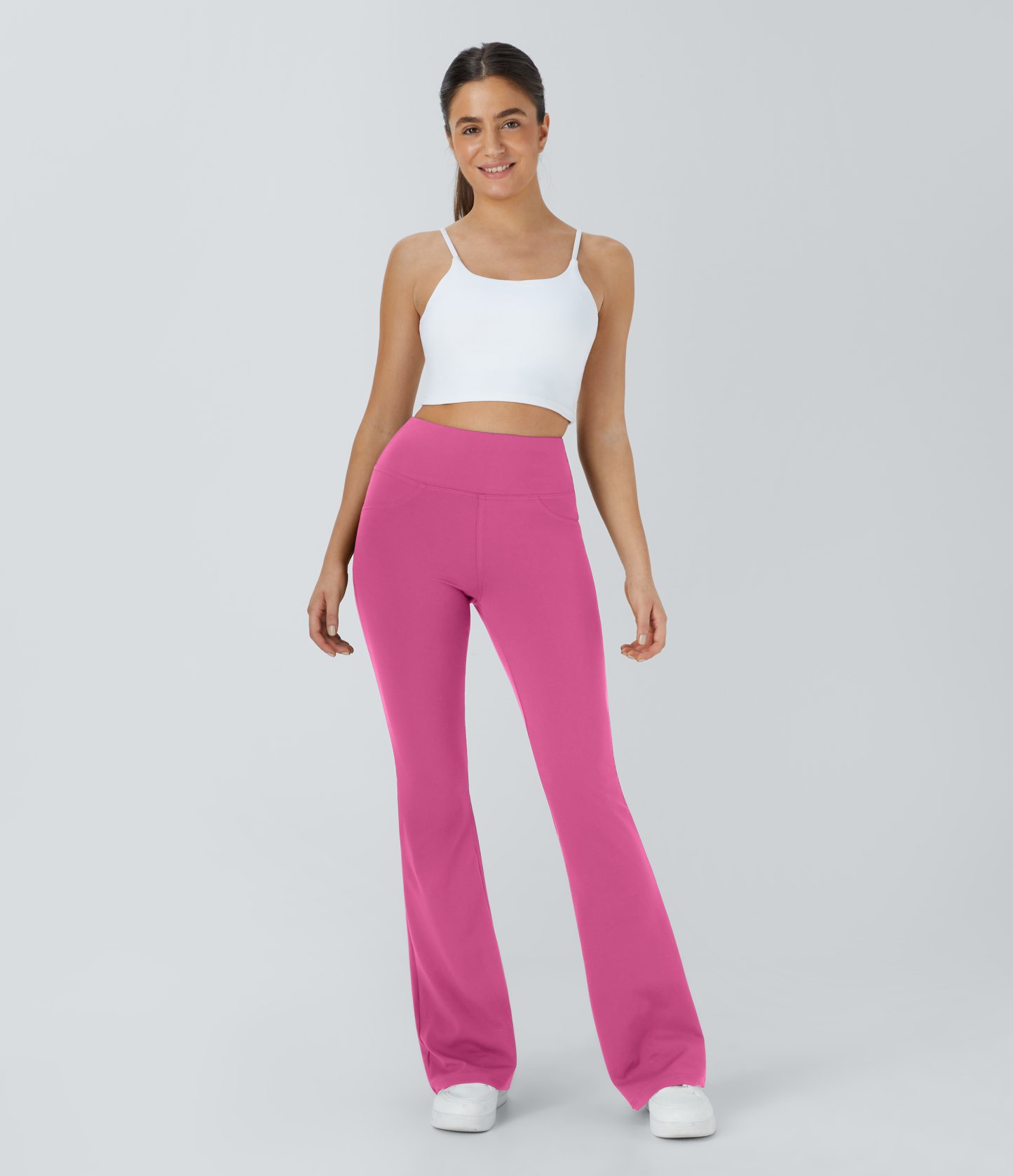 High Waisted Pocket Flare Yoga Leggings