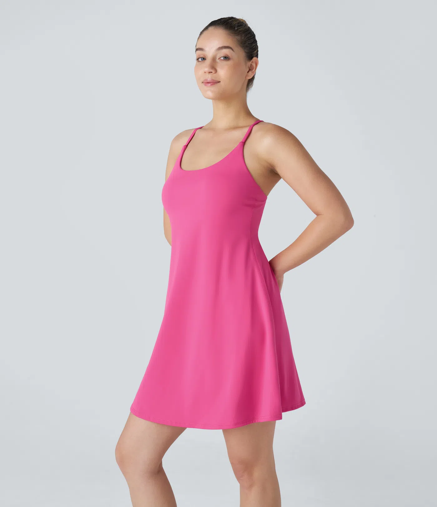 Backless Extended Plush Sports Dress-easy To Wear And Take Off Version