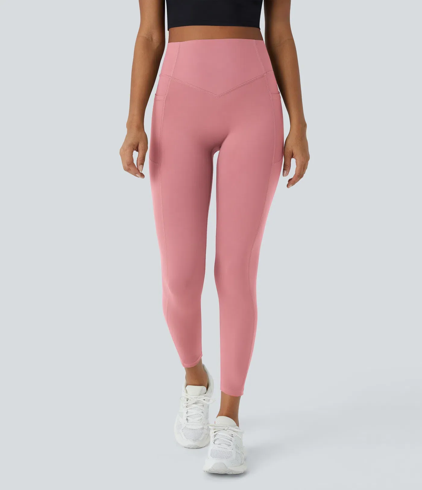 High Waisted Scrunch Butt Lifting Tummy Control Pocket Shaping Training Leggings